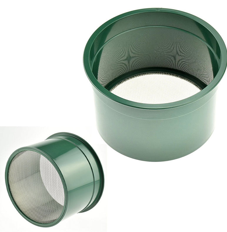 6" Green Mini Stackable Sifting Pan, Gold Pannings