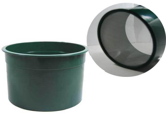 6" Green Mini Stackable Sifting Pan, Gold Pannings