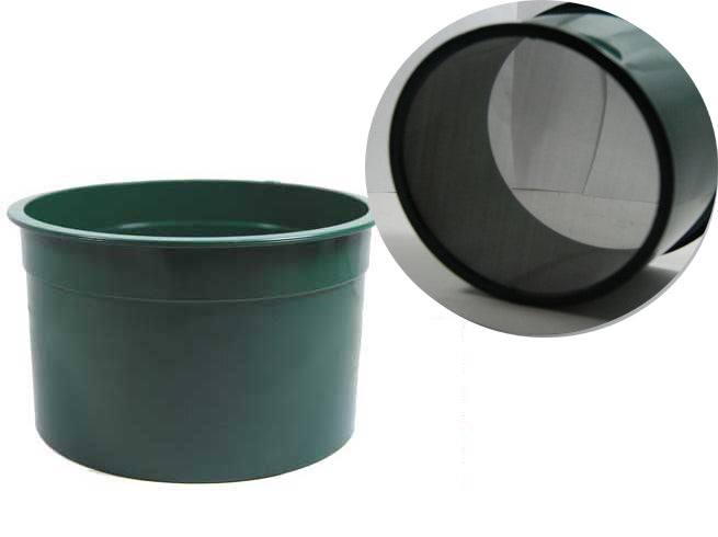 6" Green Mini Stackable Sifting Pan, Gold Pannings