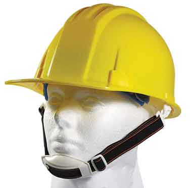 Hard Hat With Adjustable Chin Strap, ANSI Approved