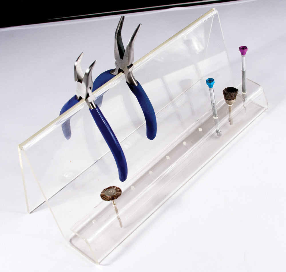 Acrylic Pliers Rack — Clear Acrylic