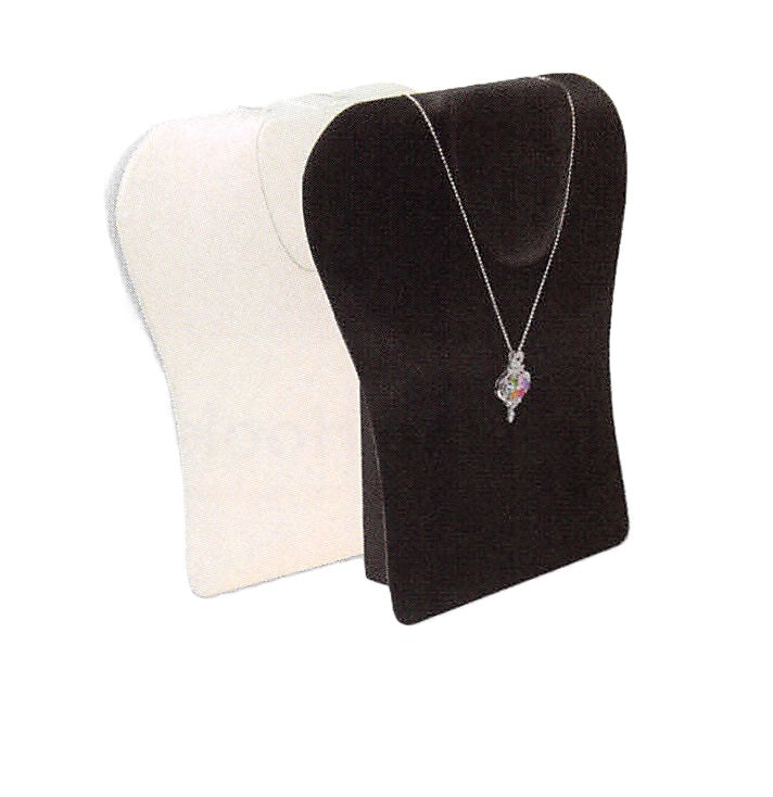 Necklace Display with Easel — 8 x 3 1/4 x 9 1/2" H — Black Velvet