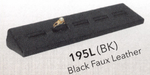 5-SLOT Ring stand — Black faux leather