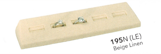 5-SLOT Ring stand — linen beige