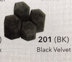 RING RISER SET (4 PC) — Clips — Black velvet