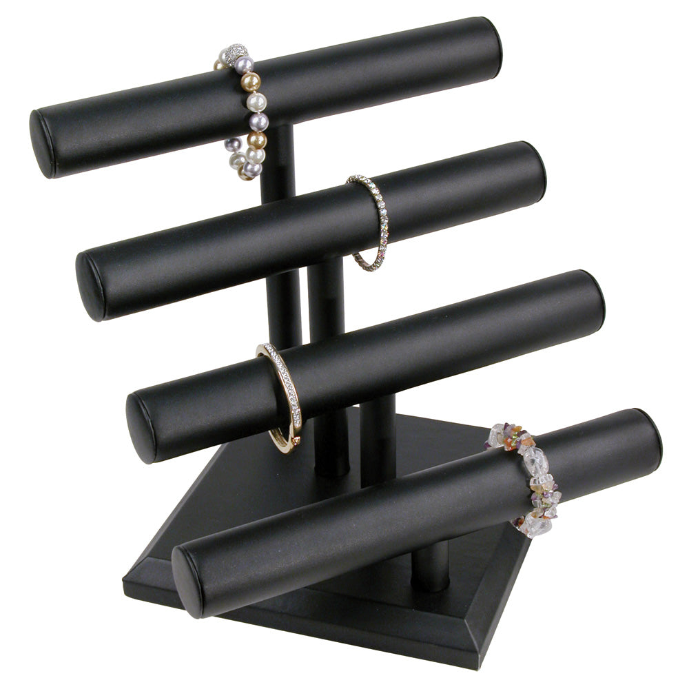 Round Shape Multi-T-Bar — 12 x 11 1/2" H (305 x 292mm) — Black Velvet