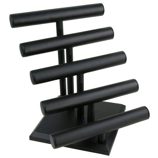 Round Shape Multi-T-Bar — 12 x 13 3/4" H — Black Velvet