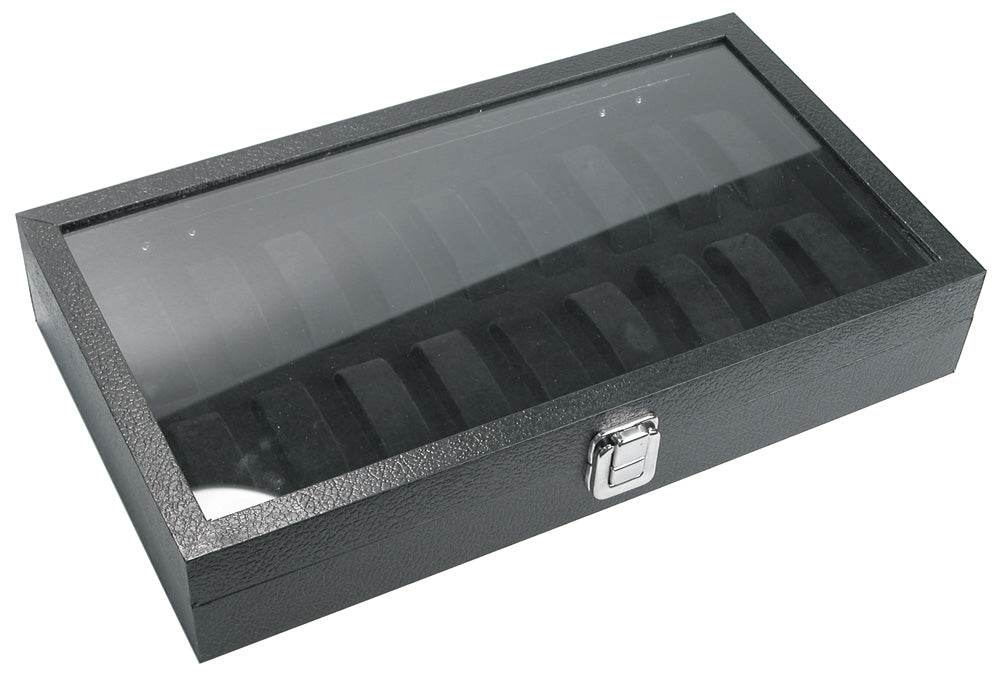 Glass-Top Watch Cases With 18 Collars