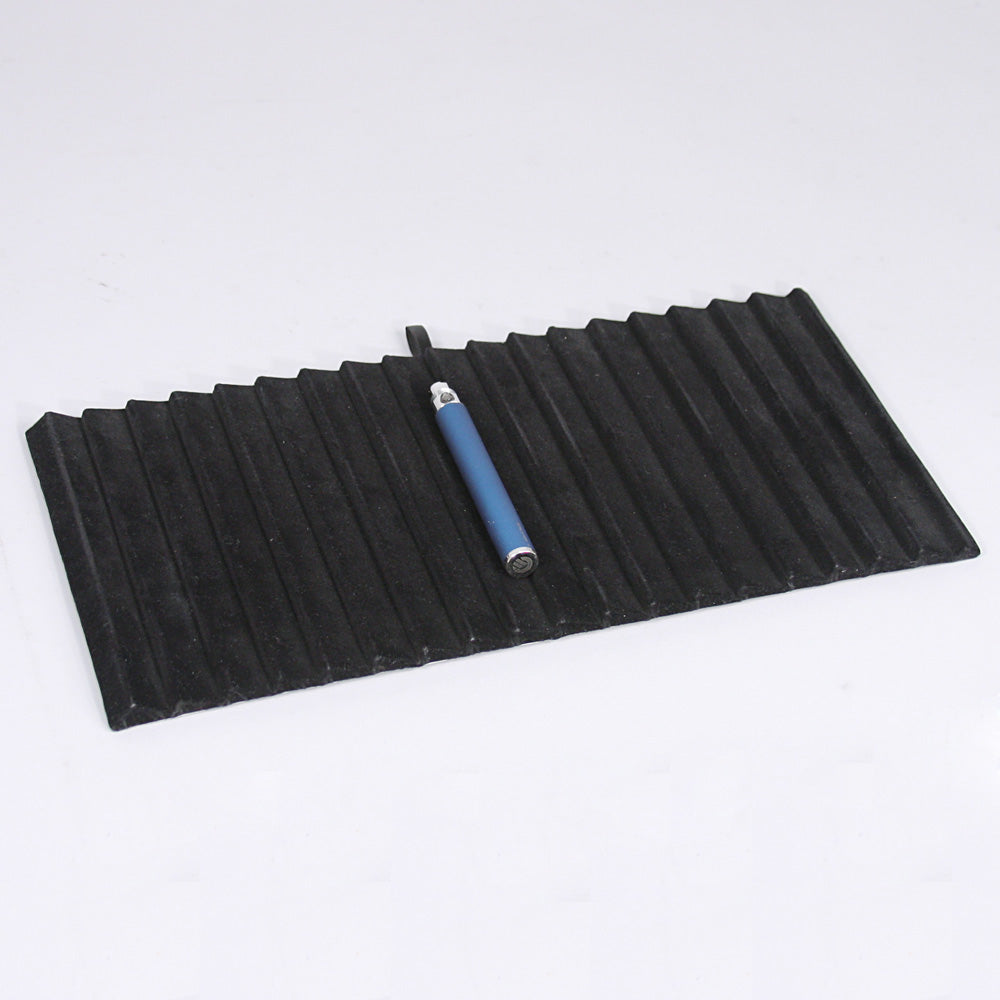 18-Slotted Tray Insert — Black Velvet