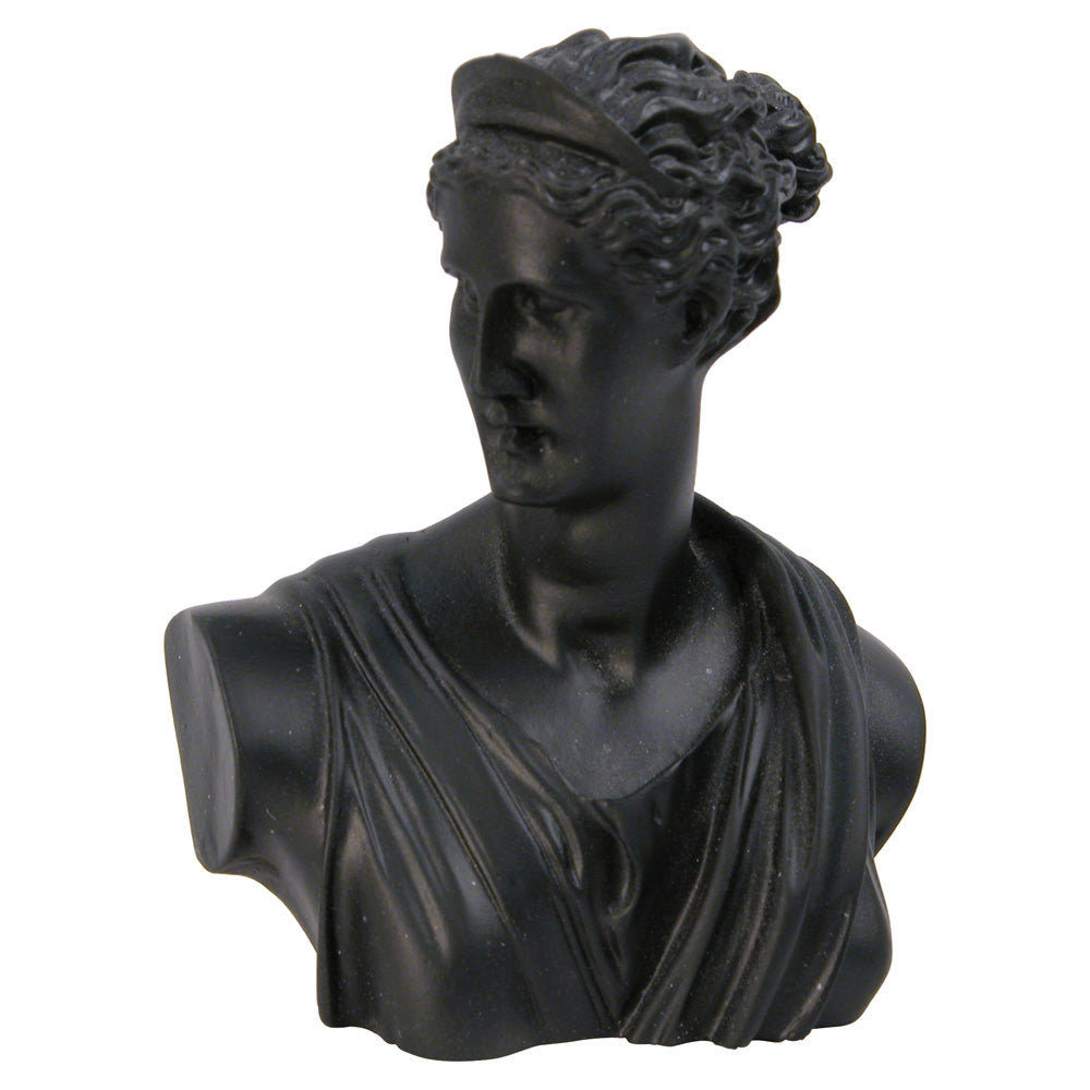 FEMALE Figure Sculpture-Black — Wht Polytyrenes