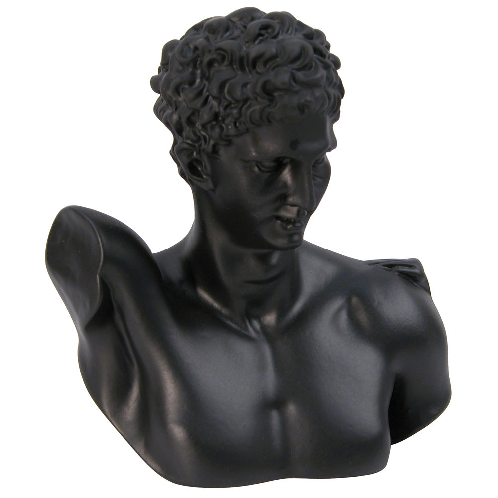 MALE Figure Sculpture-Black — Black Polytyrenes