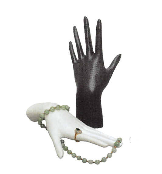RELAXED POSE hand display — Wht Polytyrenes — White