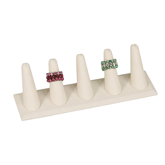 5-Long Finger Ring Display — 5 Fingers