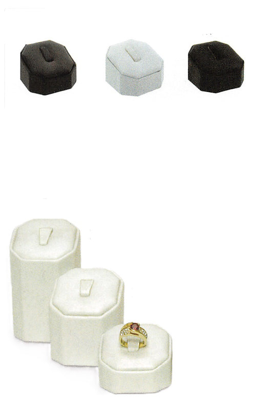 TALL ring riser — Clips — Black velvet