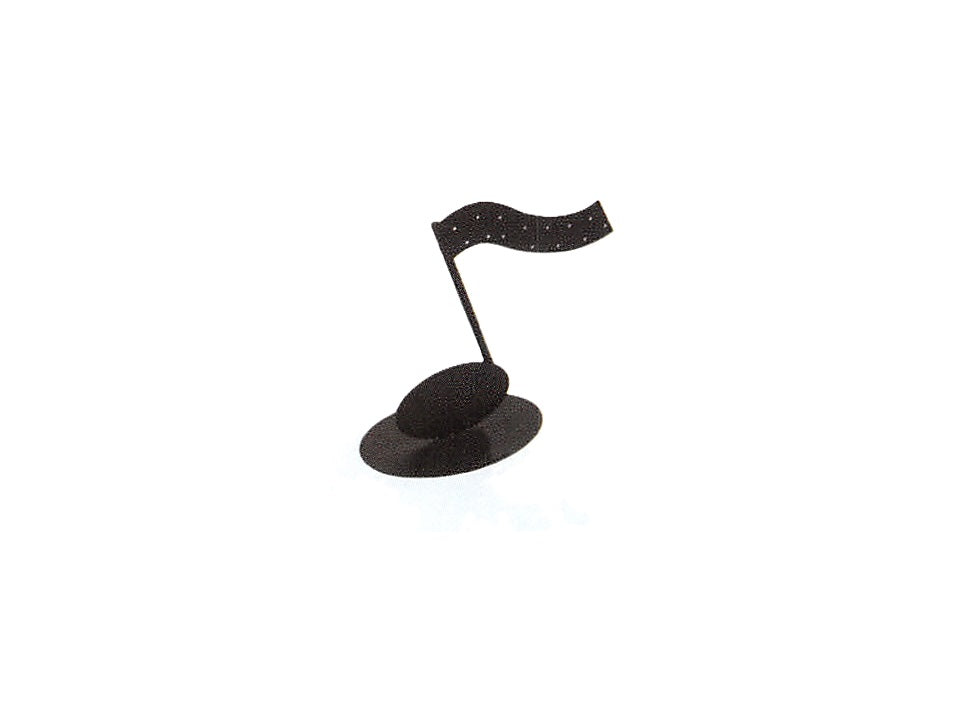 Music Metal Displays — Music Note — 5 1/8 x 2 1/4 x 4 1/2" H (7 pr) — Copper