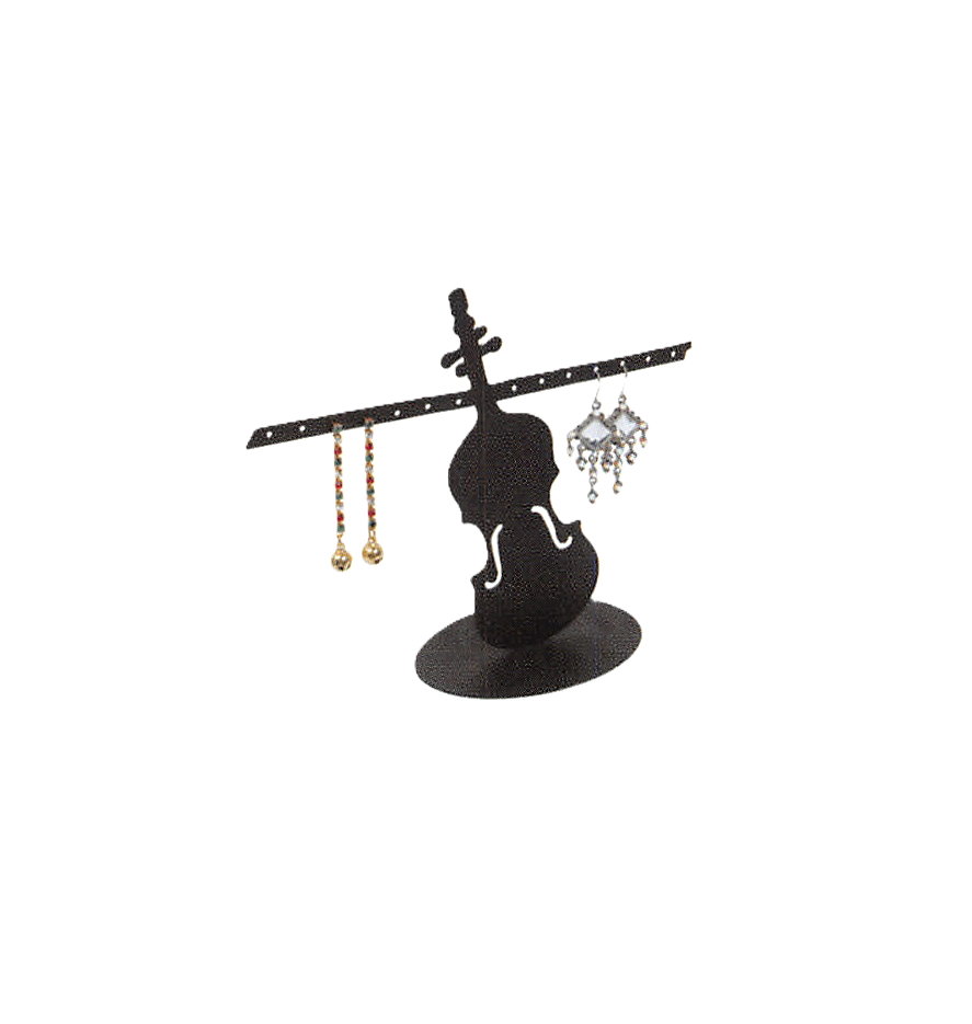 Music Metal Displays — Violin — 7 5/8 x 2 5/8 x 6 1/8" H (7 pr) — Copper