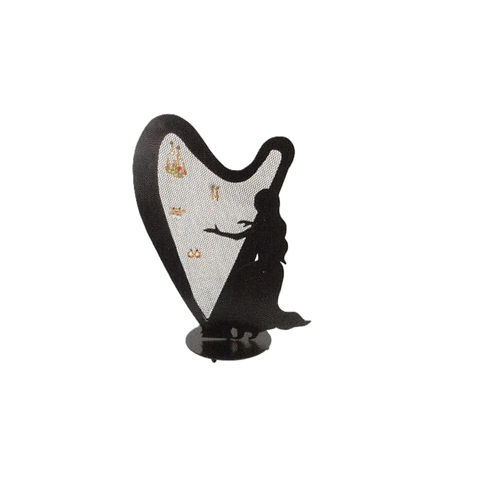 Music Metal Displays — Flute Player — 5 3/4 x 1 5/8 x 4" H (1 pr) — Copper