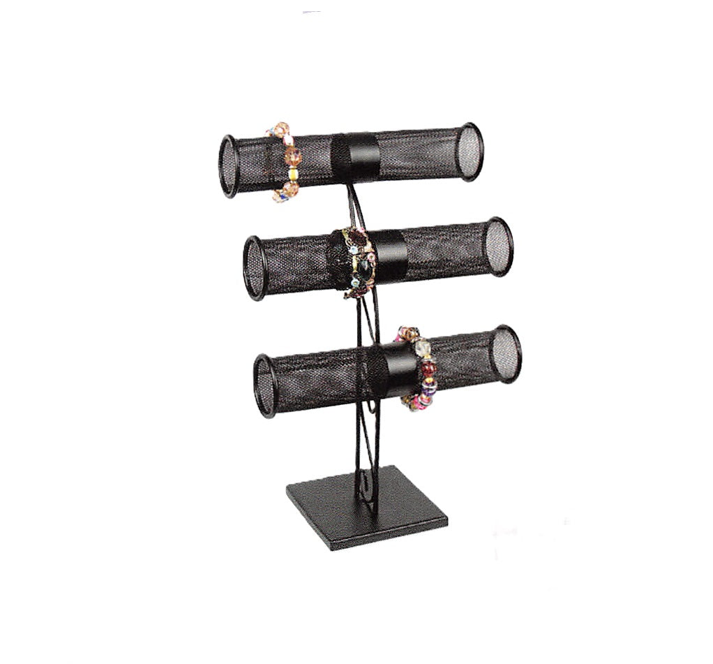 Metal T-Bar Collection — 10 x 5 x 14 7/8" H (254 x 127 x 378mm) — Black