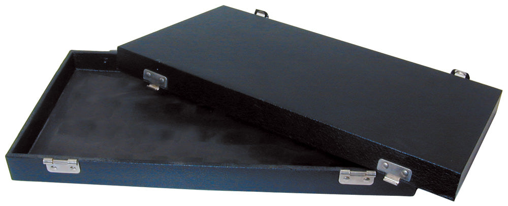 Double Clasp Lid Case — Black