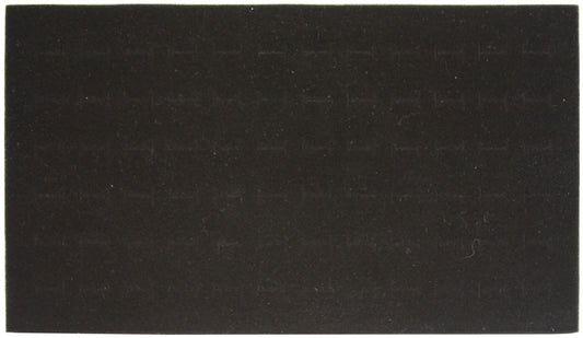 Deluxe Ring Foams — 72-Ring Slots — 14 1/8 x 7 5/8" — Black