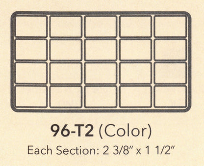 Flocked Tray Liners - 14 1/8" x 7 5/8" x 1/2" high
