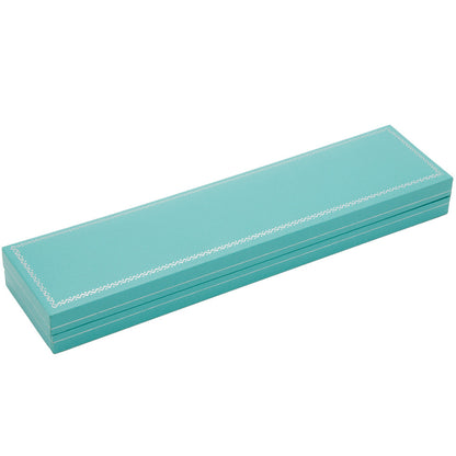 Classic Teal Blue Leatherette Box