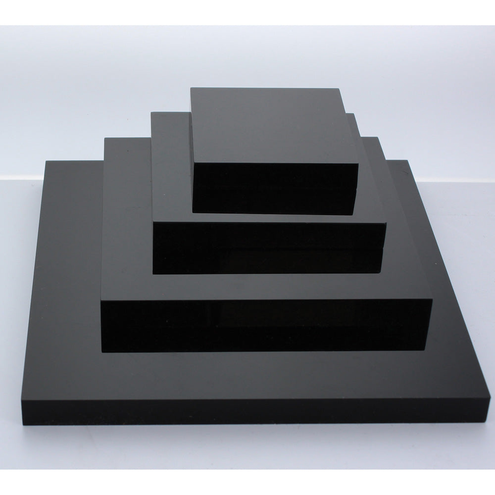 Acrylic Display Block Sets — Black