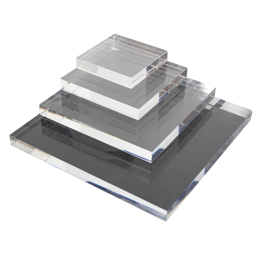 Acrylic Display Block Sets — Clear