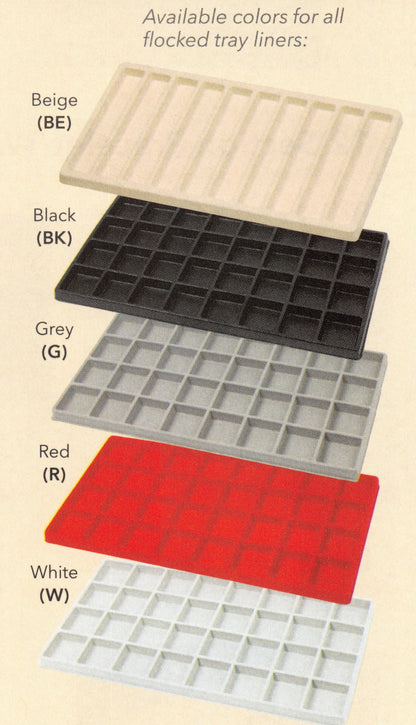 Flocked Tray Liners - 14 1/8" x 7 5/8" x 1/2" high