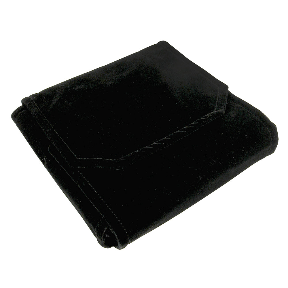 Presentation Folder — Black Velvet Necklace Organizer — 7.625 x 7.625 in