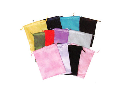 Bag & Pouch - Drawstring  - Sheer Colors -   Assorted - 12 pcs. Pack