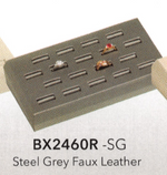 Ring (18-slot) tray — steel grey