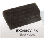 RING (18-slot) tray — Black velvet