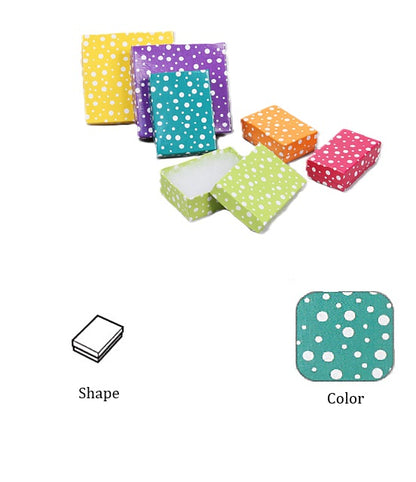 Assorted Color Cotton Filled Box