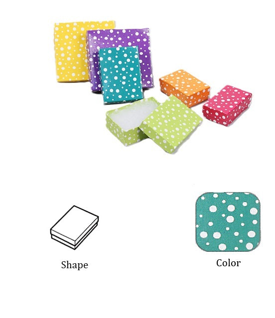 Assorted Color Cotton Filled Box