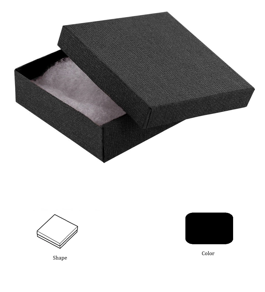 Matte Canvas Textured Cotton Filled Box