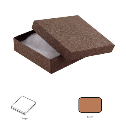 Matte Canvas Textured Cotton Filled Box