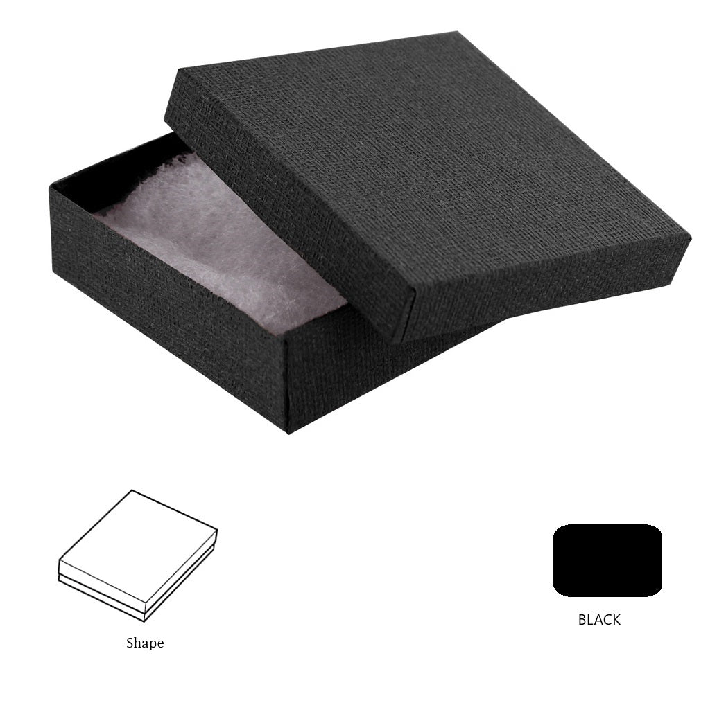 Matte Canvas Textured Cotton Filled Box