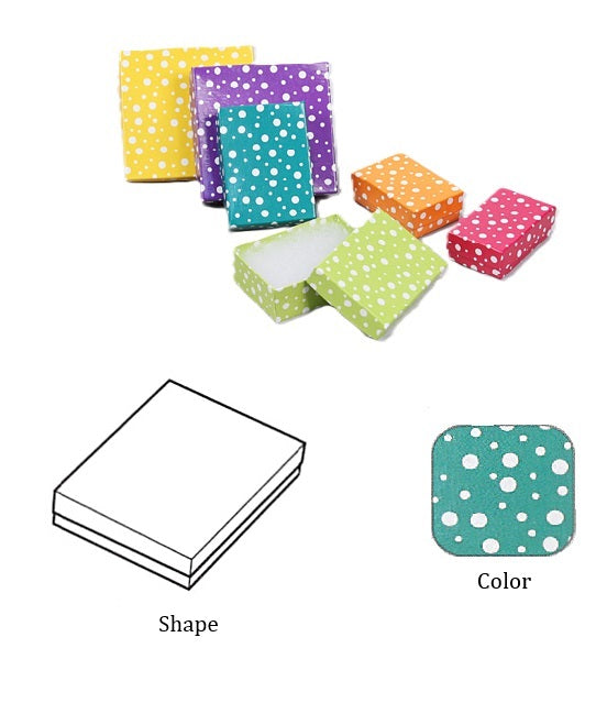 Assorted Color Cotton Filled Box