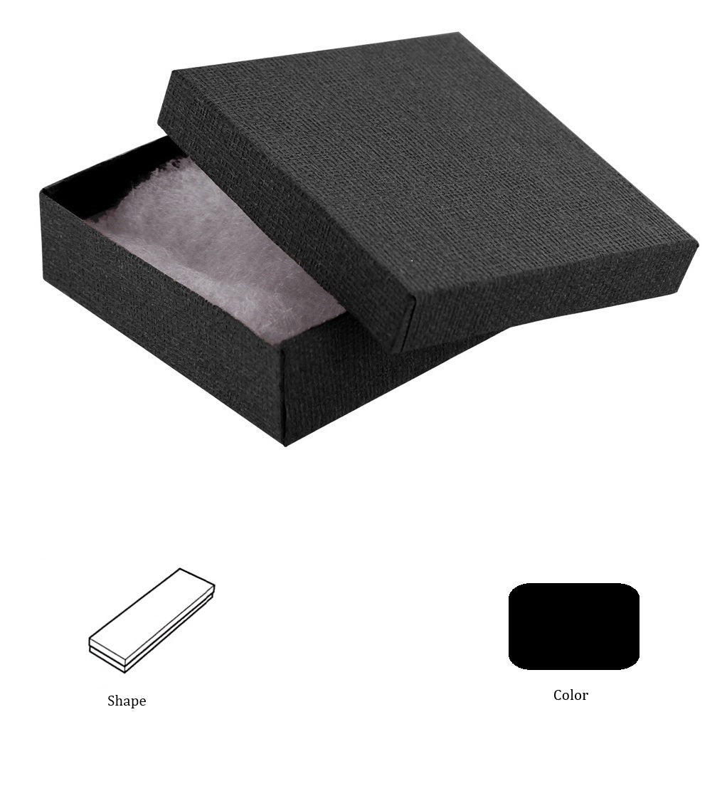 Matte Canvas Textured Cotton Filled Box