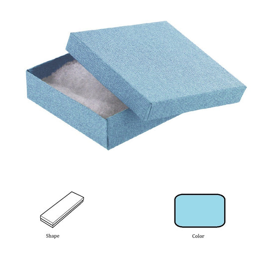 Matte Canvas Textured Cotton Filled Box