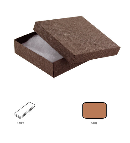 Matte Canvas Textured Cotton Filled Box