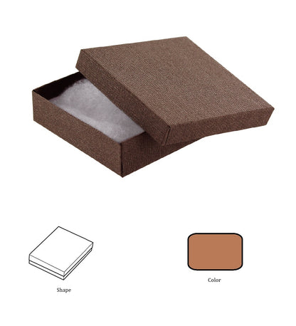 Matte Canvas Textured Cotton Filled Box