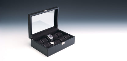 Premium Solid & Glass Top Watch Cases