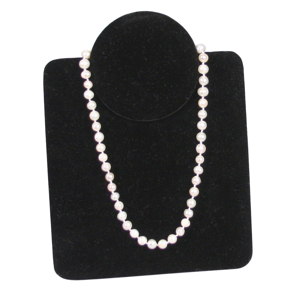 Foldable Necklace Display Stand — Large — Black Velvet