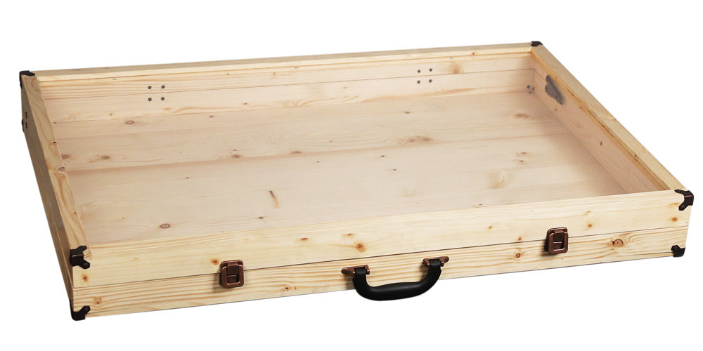 Wooden Attachè Case — Natural Wood