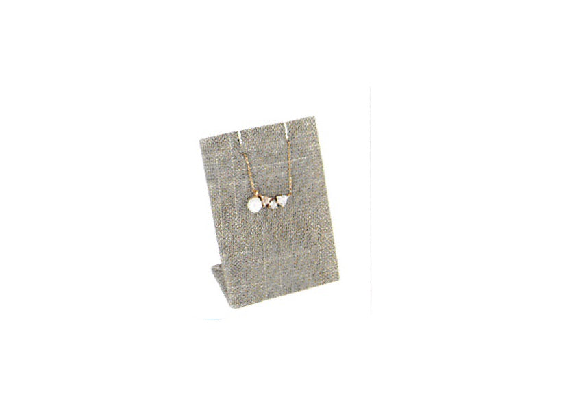 Earring Display Stand — 10 x 1 3/4 x 2 3/4" H — up to 6 pr — Grey Linen