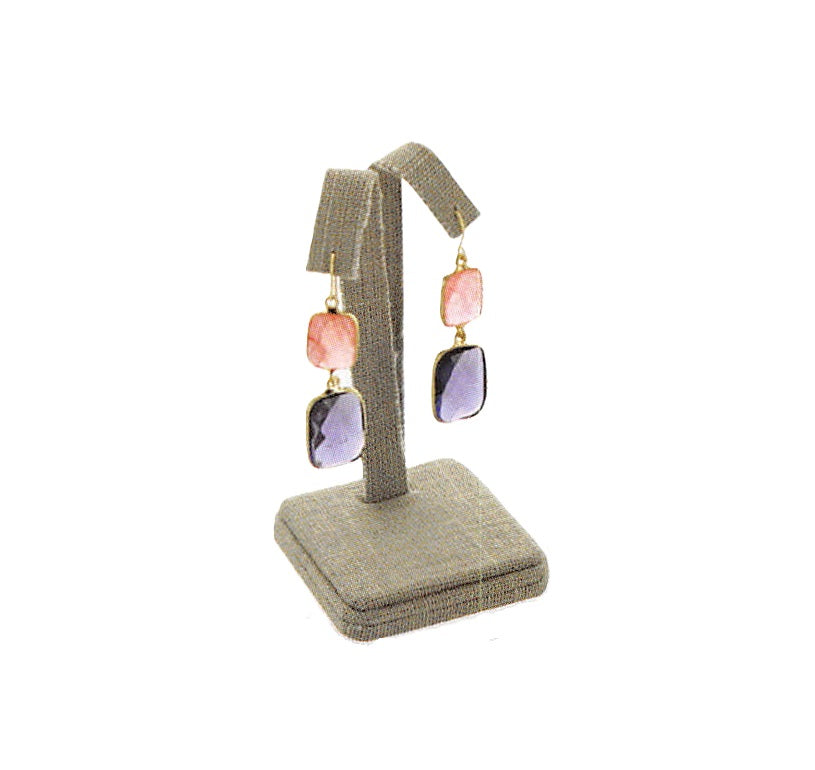 Earring Tree Stand — Grey Linen