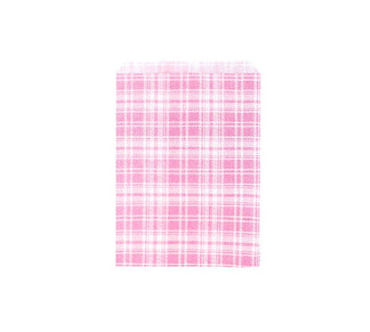 Paper Gift Bag  -  Plaid - 1000 pcs. Pack