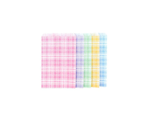 Plaid Paper Gift Bag — Assorted — 8.5 x 11 in